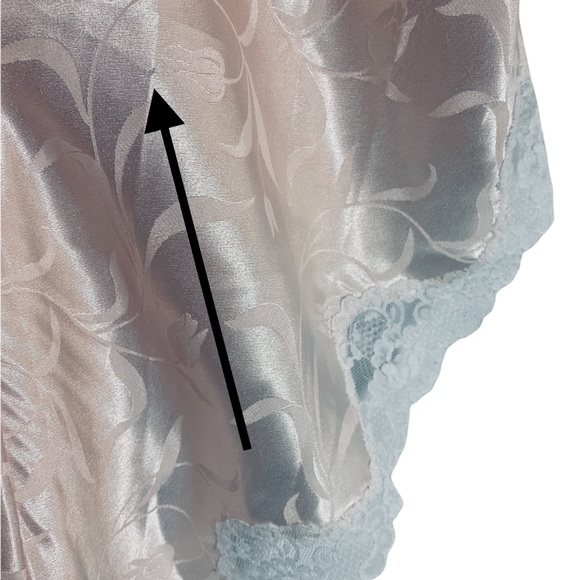 Vintage Laura Adams Womens Satin Silk Lace Teddie Lingerie Size Small - Picture 6 of 10